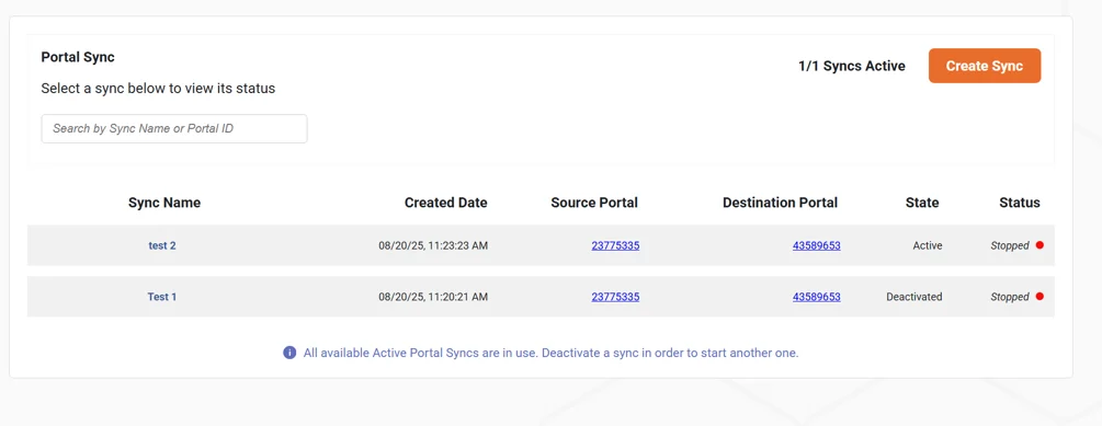 Datawarehouse sync Step3