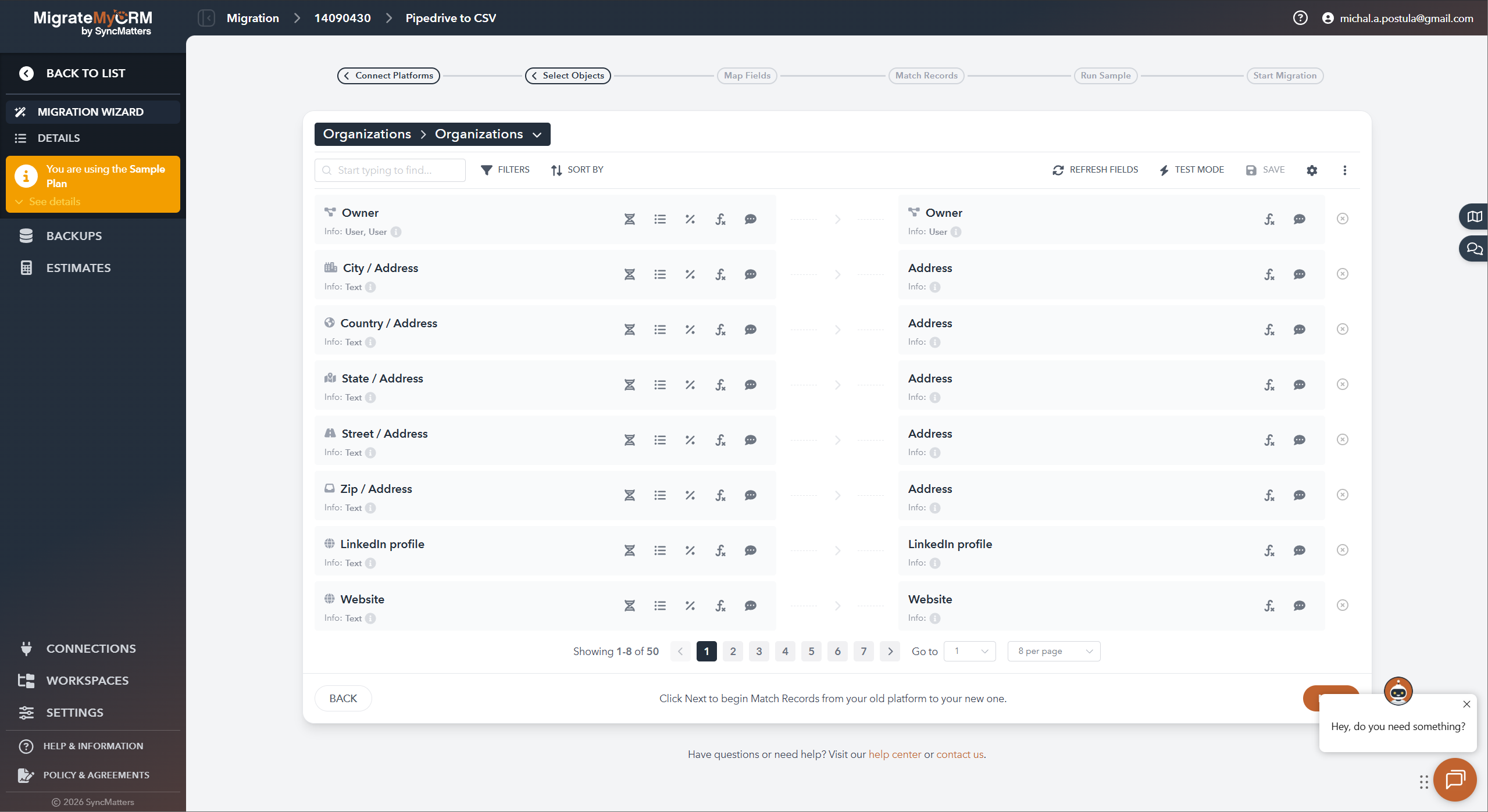 MigrateMyCRM Migrate Step5