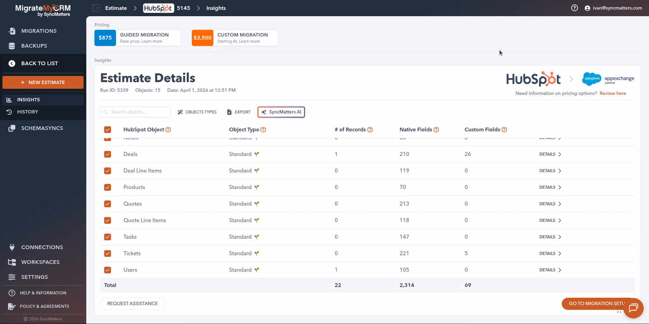 MigrateMyCRM Migrate Step7